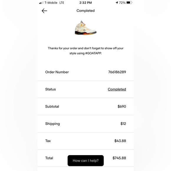 Jordan 5 Retro//Off White//Sail - Picture 2 of 10